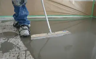 Uneven floor being professionally repaired in New Haven, CT
